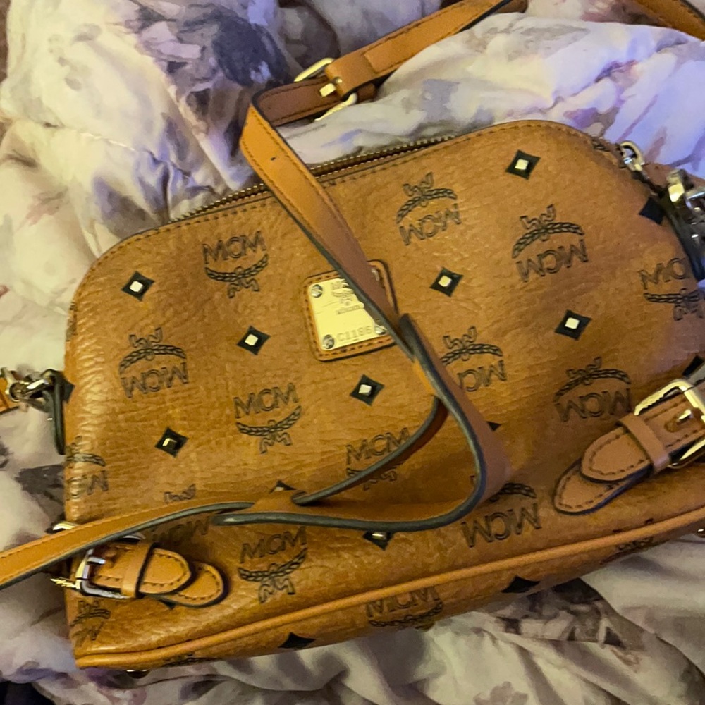 Authentic MCM used crossbody bag